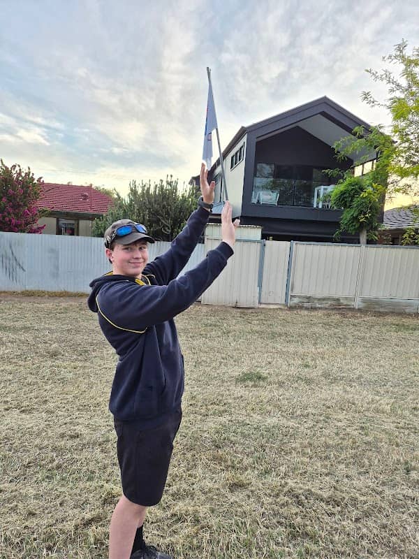 Leaning Flag Pole of West Beach - Image 1