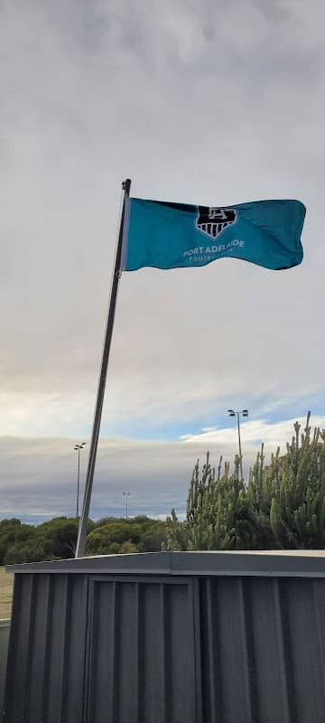 Leaning Flag Pole of West Beach - Image 2