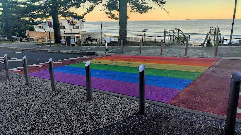 Cliff Road Rainbow Crosswalk - Image 1