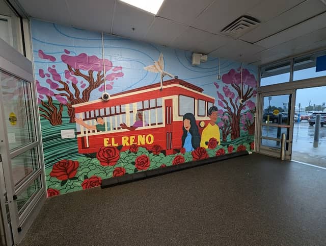 El Reno Mural in Walmart - Image 1