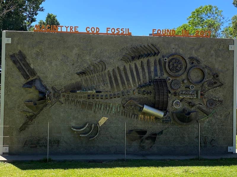 MacIntyre Cod Fossil Sculpture - Image 1