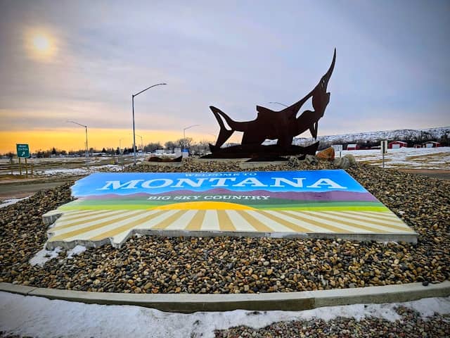 North Dakota Welcome Sign - Image 2