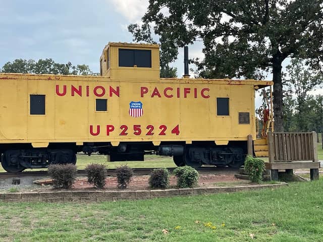 Burns Park Historical Union Pacific Caboose - Image 1
