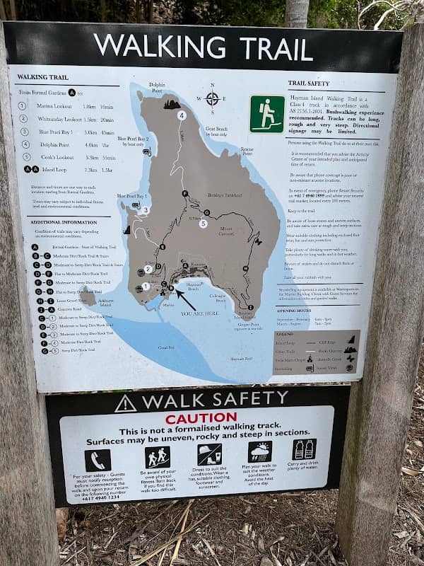 Hayman Island walking trails start - Image 1