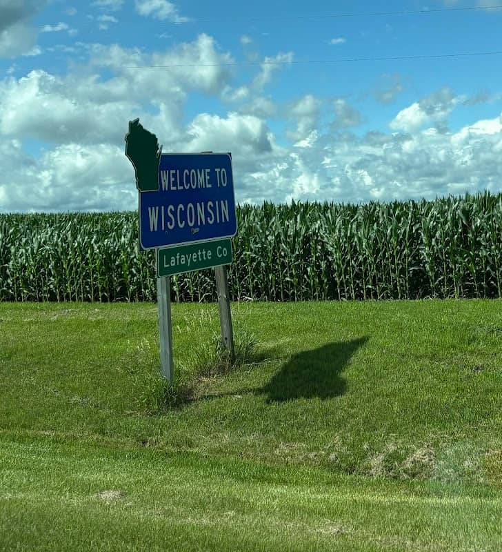 “Welcome to Wisconsin” Sign - Image 1