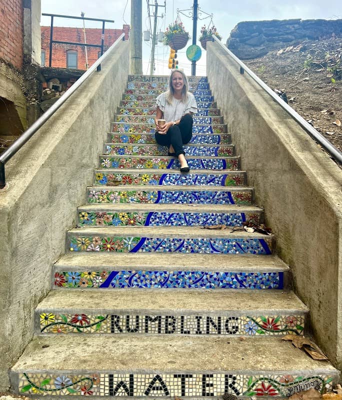 Rumbling Waters Mosaic Steps - Image 2
