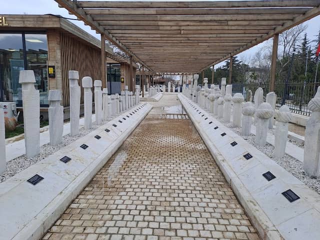 Exhibition Area Of Ottomon Tombstones - Image 1