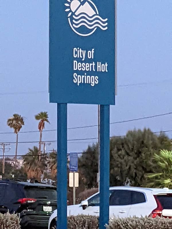 Desert Hot Springs sign - Image 2