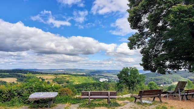 Aussicht von der Blockhütte Langenaubach - Image 1