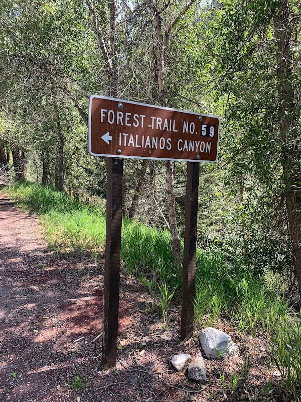 Italianos Canyon Trail 59 Trailhead - Image 2