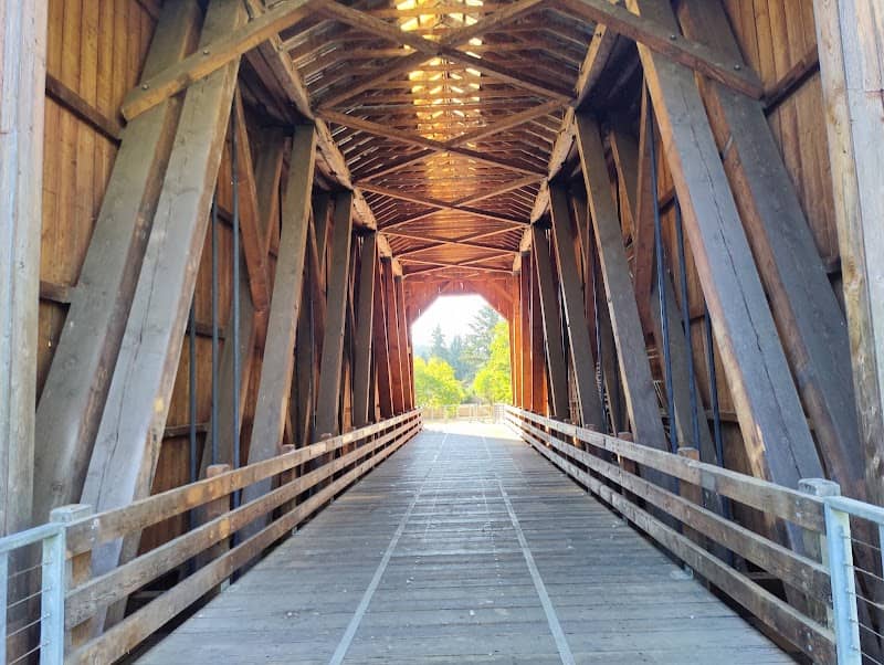 Chambers Covered Railroad Bridge - Image 1