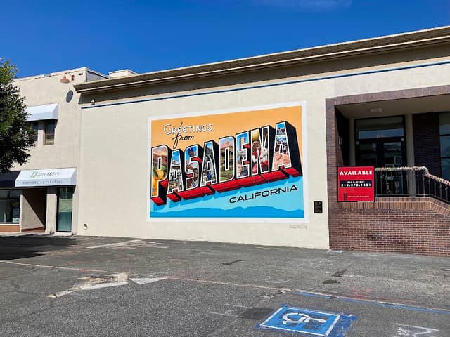 Greetings From Pasadena Mural - Image 2