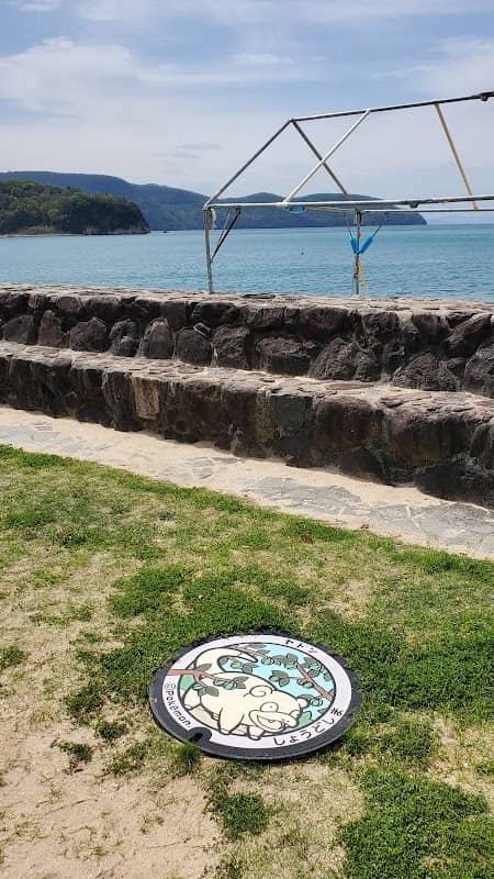 ヤドンのマンホール - Image 1