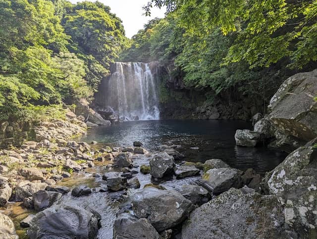 천제연 제2폭포 Cheonjeyeon 2nd waterfall - Image 1