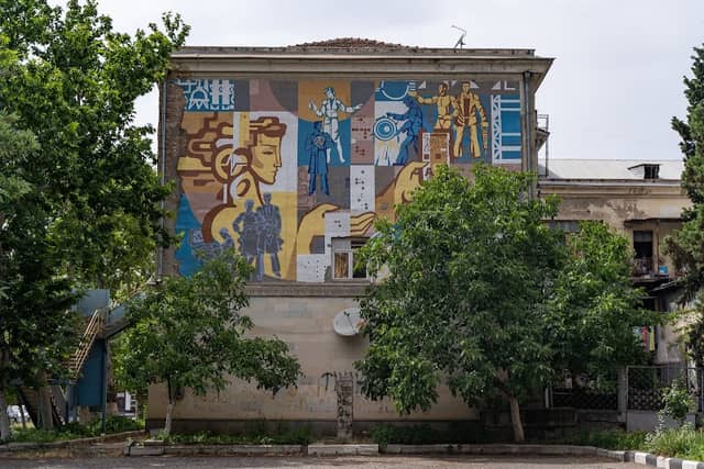 Soviet Mosaic Rustavi Metallurgical Plant - Image 1