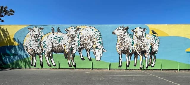 Dickerson’s Sheep Mural - Image 1