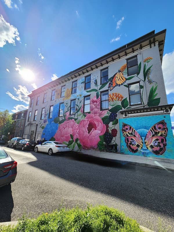 "Arise" Midtown Butterfly Mural - Image 1