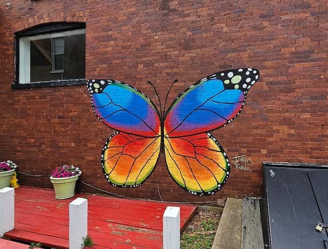 Umbrella Street Art Mural - Image 1