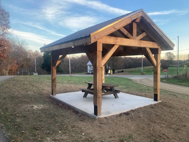 Tom Brewer Memorial Pavilion, trailside - Image 1
