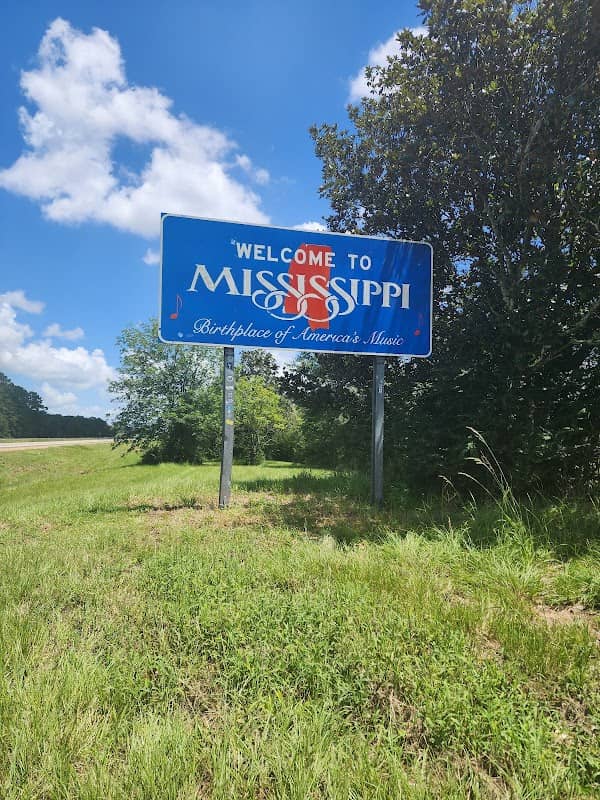 Welcome To Mississippi Sign - Image 1