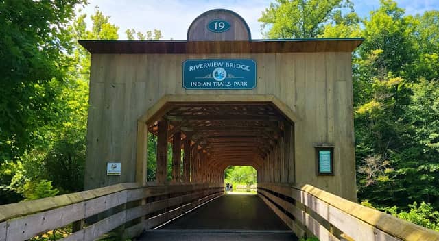 Historic Riverview Covered Bridge - Indian Trails Park - Image 3