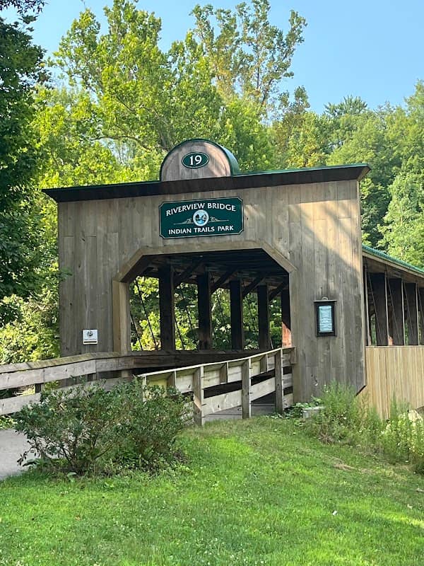 Historic Riverview Covered Bridge - Indian Trails Park - Image 1