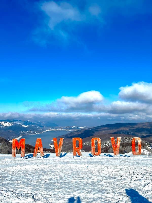 Mavrovo sign - view point - Image 3