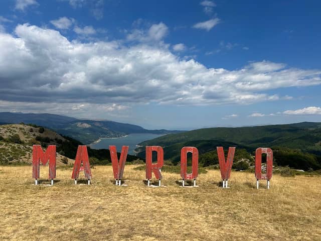 Mavrovo sign - view point - Image 1
