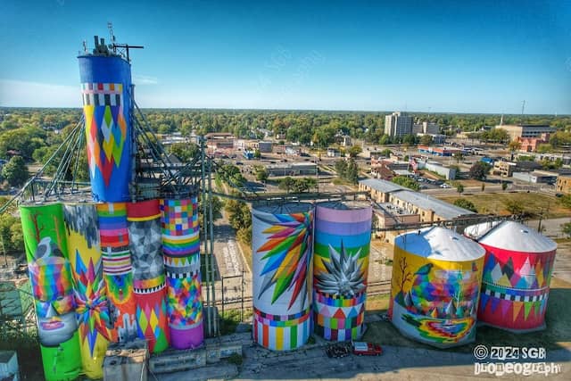 Shine Bright Saginaw Mural - Image 2