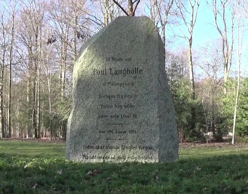 Mindesten over Poul Langballe - Image 1