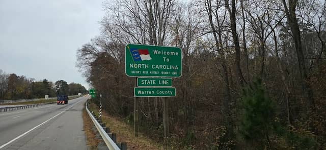 North Carolina Welcome Sign - Image 1