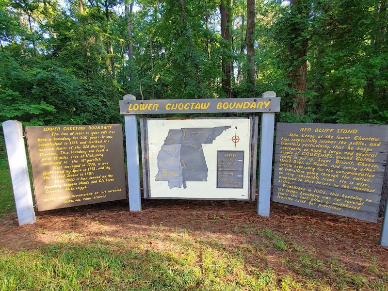 Lower Choctaw Boundary Information Display - Image 1