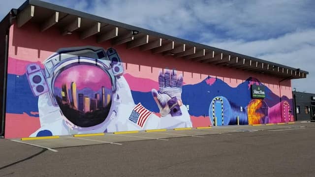 Kushtronaut | Art Mural Commerce City - Image 1