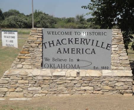 Welcome to Oklahoma Sign - Image 1