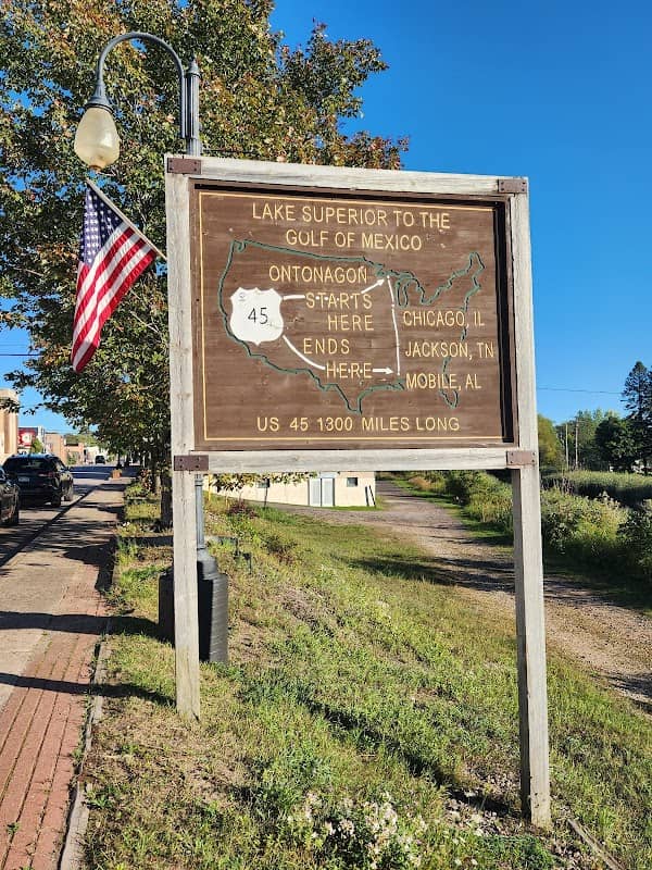 US 45 1300 mile long sign - Image 1