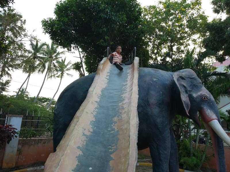 Monkey Statue Children Park, Karaikal - Image 1