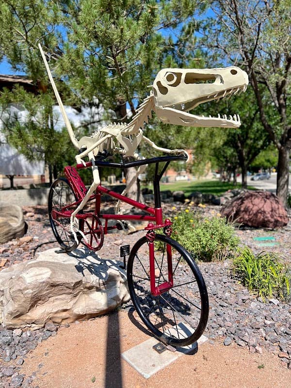 Dino riding Mountain Bike (Fat Tire Raptor) - Image 1