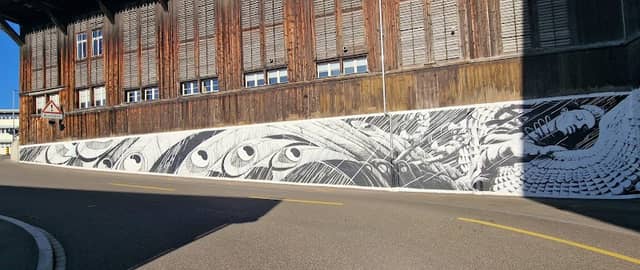 Street Art "Mural" by Basil Girard - Image 2