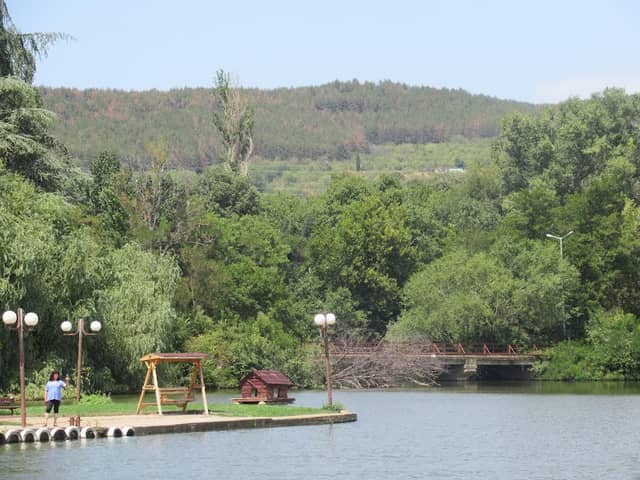 Bench with lake view / Пейка с гледка към езерото - Image 2