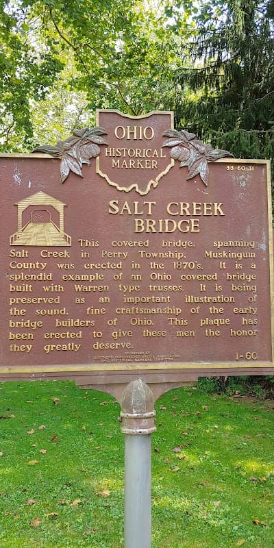Historic Johnson's Mill/Salt Creek Covered Bridge - Image 1