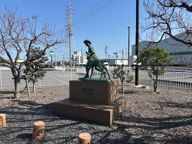 鹿と少年像 - Image 1