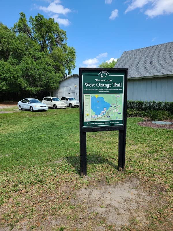 West Orange Trail info sign - Image 1