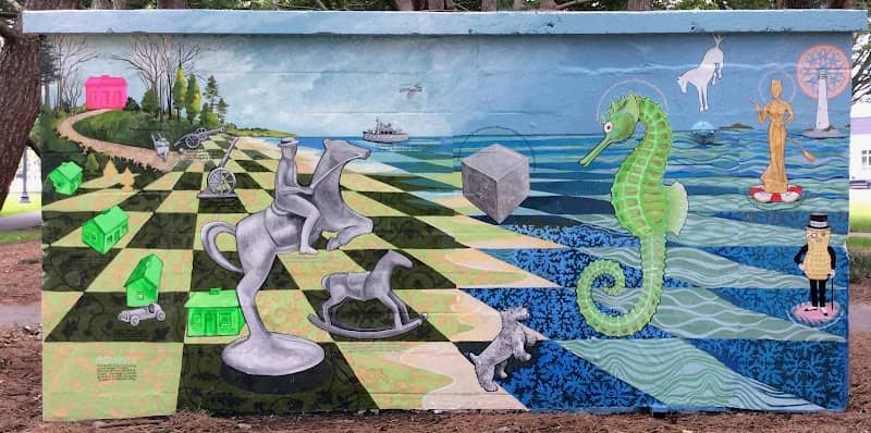 O'Donnell Memorial Park Chess Mural - Image 1
