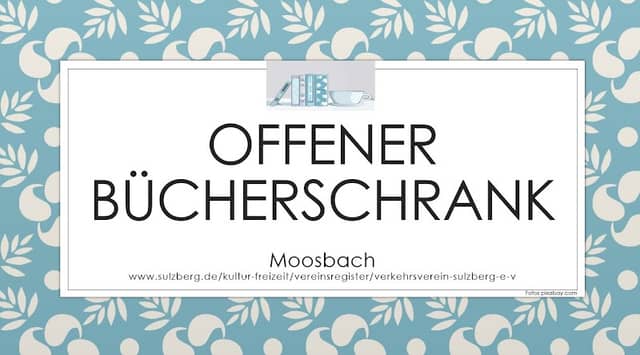Bücherschrank Moosbach - Image 1