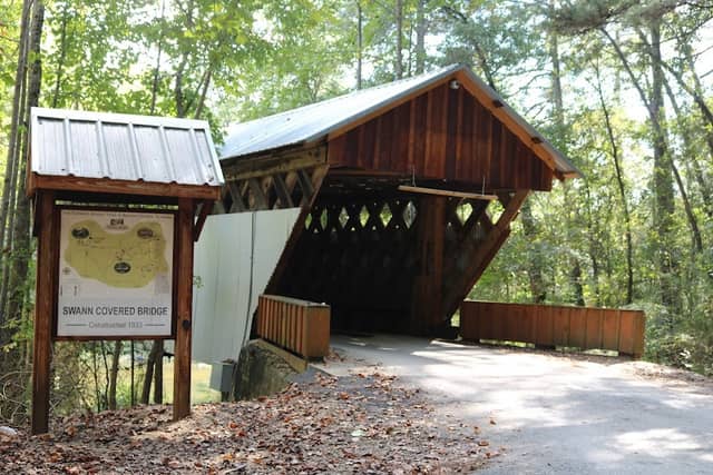 Swann Covered Bridge - West side - Image 1