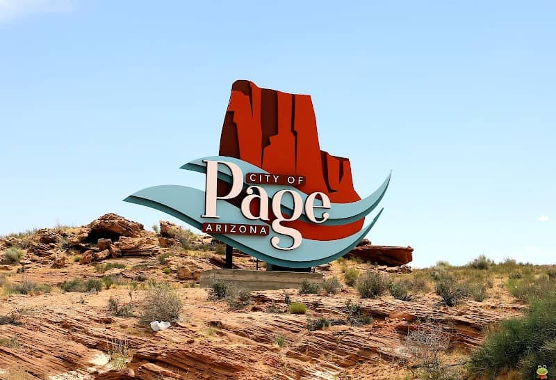 Welcome to City of Page Sign - Image 1