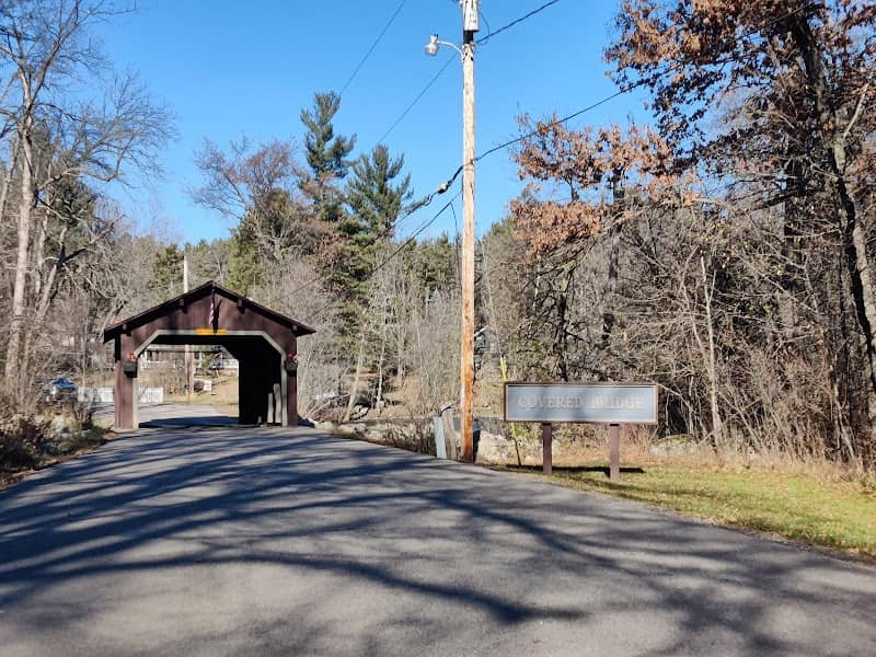 Historic Waupaca Covered Bridge - Image 1