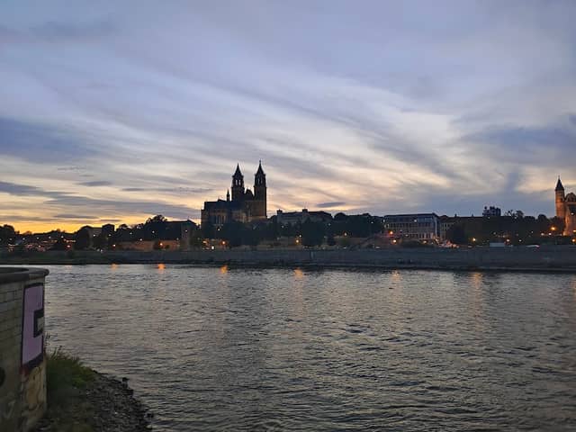 Magdeburg Cathedral Elbe viewpoint - Image 1