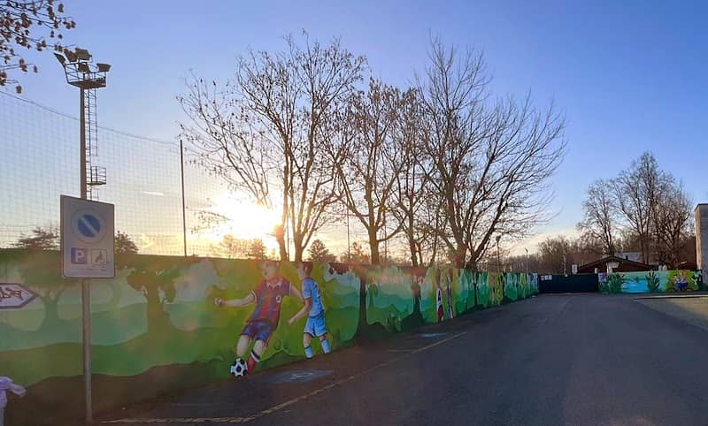 Street Art Murales al Centro Sportivo di Lentate sul Seveso di Cristian Sonda - Image 2