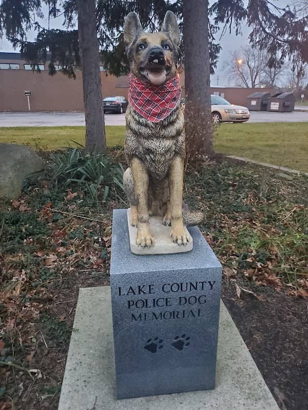 Lake County Police Dog Memorial - Image 1